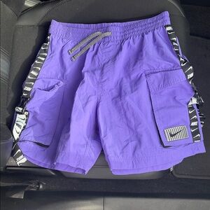 Nike Purple Shorts size small athletic buckles on both sides